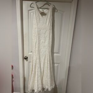 Theia Gabriella floor length wedding dress size 12 NWT (Style Number 890156)